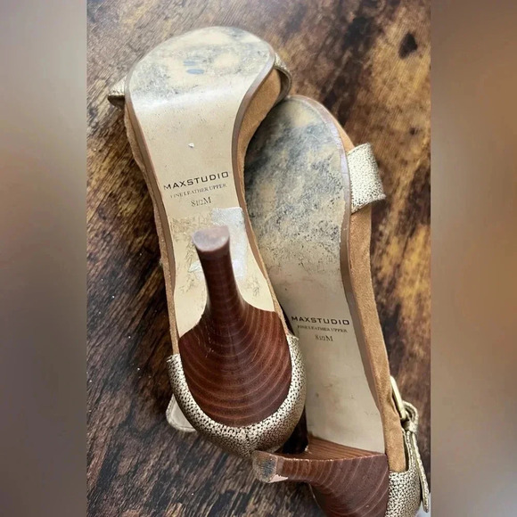 MAXSTUDIO | Valencia women’s t-strap heel sandals. Size: 8.5M - Picture 11 of 15